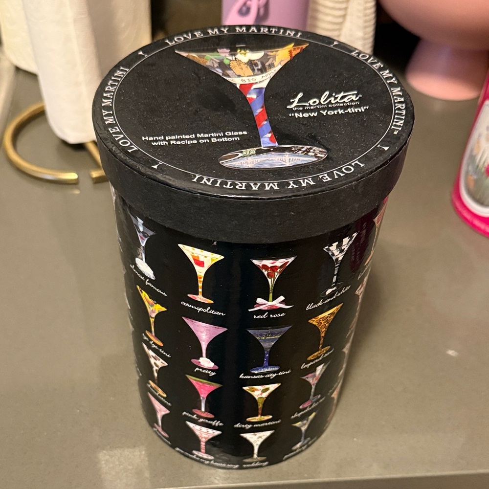 Lolita Colorful New York-tini Martini Glass Collection